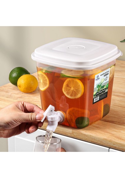 3.5l Soğuk Su Isıtıcısı 3.5/5l Musluk Suyu Sürahisi Limonata Kabı Buzdolabı Için Içecek Dispenseri Içecek Dispenseri Su Kovası (Yurt Dışından) fiyatları
