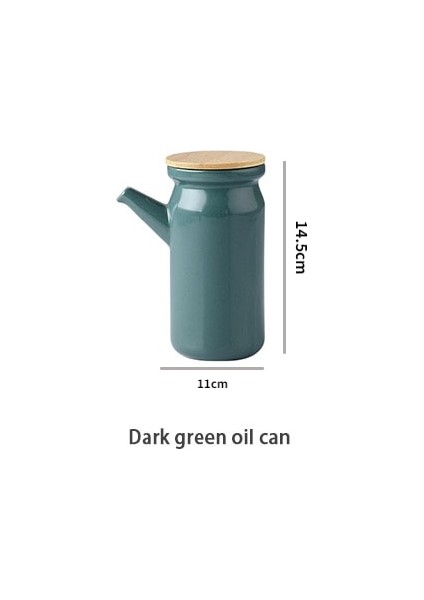 500 ml Ev Mutfak Seramiği Baharat Kavanoz Tuzluk Biber Sirkesi Yağ Şişesi Şeker Biber Baharat Saklama Kavanozu Seti (Yurt Dışından)