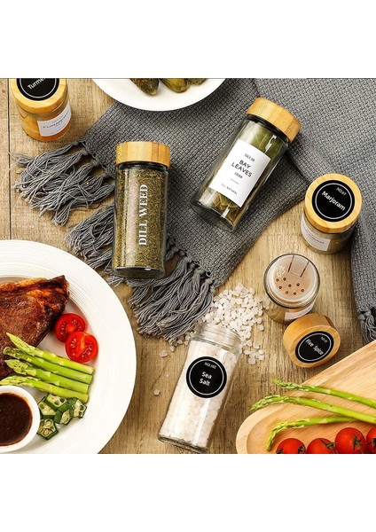 6 Adet 4 Oz Kare Cam Şişe Baharat Kavanoz Bambu Kapaklı Mutfak Tuzluk Biber Depolama Baharat Organizatör Mutfak Baharat Kavanoz Seti (Yurt Dışından) fırsatları