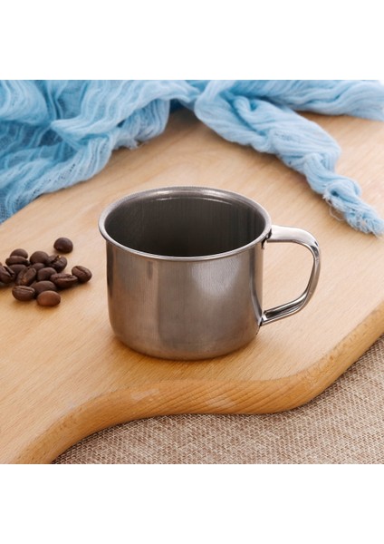 200ML Diğer Paslanmaz Çelik Kahve Kupaları 200ML Metal Kahve Fincanı Kupa Kırılmaz Kulplu Yalıtımlı Bardaklar Içecekleri Daha Uzun Süre Sıcak Veya Soğuk Tutun (Yurt Dışından) indirimleri