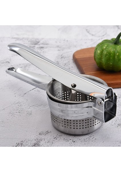 Patates Ezici-B Paslanmaz Çelik Patates Öğütücü Kıyılmış Sarımsak Öğütücü Patates Ezici Manuel Pres Mutfak Pişirme Araçları Sebze Meyve Presi (Yurt Dışından)