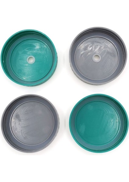 Gri Delikli 3 Adet Plastik Yeniden Kullanılabilir Mutfak Aracı Geniş Ağızlı Kavanoz Mühür Şişe Kapağı Bacalı Kapak 86MM Mason Kavanoz Kapağı Delikli (Yurt Dışından)