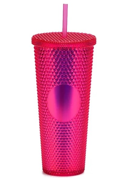 Temizle Gül 710 ml Kaliteli Mat Kaplama Çift Duvar Dıy 700 ml 710 ml 22 Oz 24 Oz Plastik Çivili Durian Kupası Pipetli Bardak Bardaklar Kendi Logo Etiketi ile (Yurt Dışından)
