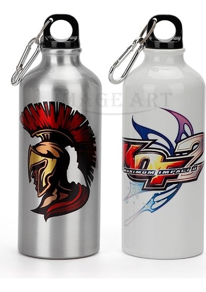 Gümüş 2 Tip 600ML 600ML Spor Şişe Dıy Özelleştirilmiş Renkli Baskı Logo Fotoğraf Alüminyum Biker Yürüyüşçü Için Seyahat Promosyon Hediyeler Hediyelik Eşya Sunar (Yurt Dışından)
