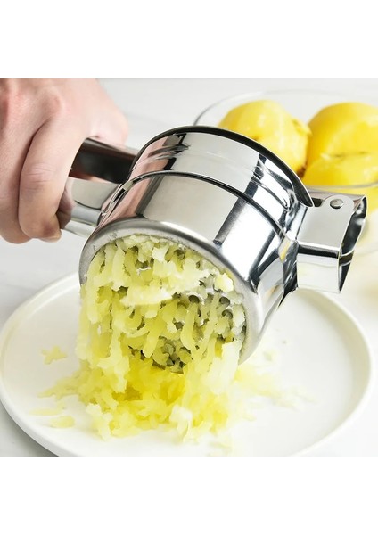 Patates Ezici-B Paslanmaz Çelik Patates Öğütücü Kıyılmış Sarımsak Öğütücü Patates Ezici Manuel Pres Mutfak Pişirme Araçları Sebze Meyve Presi (Yurt Dışından) fırsatları