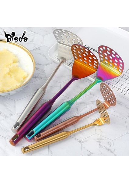 Gökkuşağı No.3 S 1/2 Adet Paslanmaz Çelik Patates Ezici Ricer Meyve Sebze Kırıcı Püresi Sarımsak Baskı Mutfak Eşyaları (Yurt Dışından) fiyatları