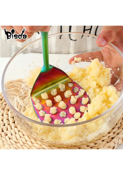 Gökkuşağı No.3 S 1/2 Adet Paslanmaz Çelik Patates Ezici Ricer Meyve Sebze Kırıcı Püresi Sarımsak Baskı Mutfak Eşyaları (Yurt Dışından) fırsatları