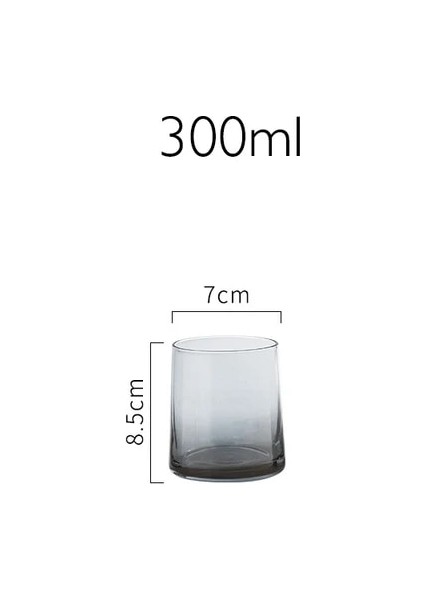 Grı 300 ml Jınyoujıa Iskandinav Cam Sürahi Su Sürahi Ahşap Kapaklı Su Isıtıcısı Içme Bardağı Çaydanlık Meyve Suyu Sürahisi Ev Drinkware (Yurt Dışından)