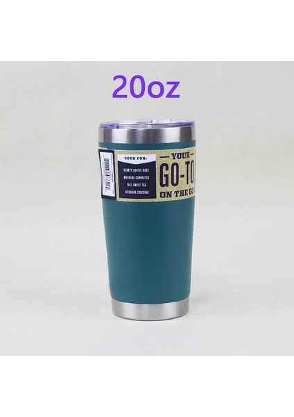 20OZ Göl Yeşili 3 Logo 30 20 Oz Bardak Çift Duvar Su Termal Termos Kahve Kupa Yetys Matara Paslanmaz Çelik Termoslar 30OZ 20OZ Bardak Şişe (Yurt Dışından)