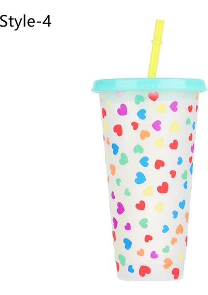 Stil-4 Yeni Taşınabilir Sıcaklık Plastik Kahve Içecek Ware Saman Bardak Içecek (Yurt Dışından)