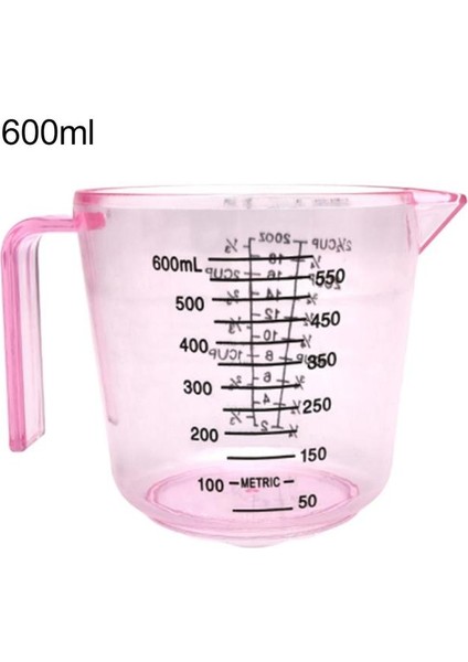 PINK600ML 150/300/600ML Saplı Su Süt Yumurta Terazisi Ölçüm Kabı Kupa Ölçüm Aracı Ölçüm Kabı Sürahi Mutfak Aracı Malzemeleri Kaliteli Fincan (Yurt Dışından)