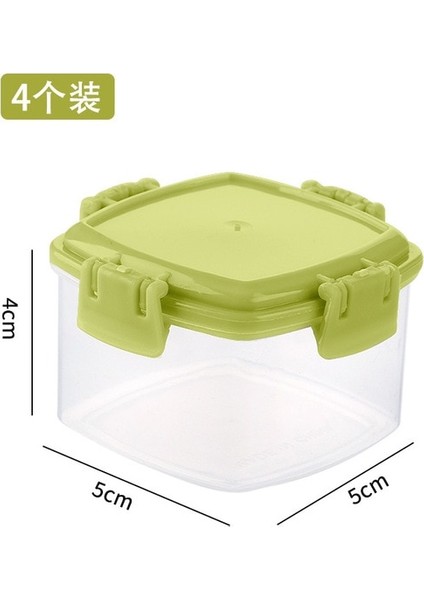 4 Adet 1 Adet Plastik Sos Sıkılabilir Şişe Mini Baharat Kutusu Salata Sosu Kapları Açık Taşınabilir Barbekü Baharat Kavanoz Mutfak Aracı (Yurt Dışından)