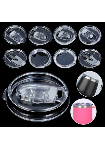 P1 20/30OZ Sızdırmazlık Şişe Kapağı Sıçrama Dökülmeye Dayanıklı Düz Plastik Kapaklar Ozark Için Trail Için Rtic Için Yei Tumber Bardak Termos Bardak (Yurt Dışından)