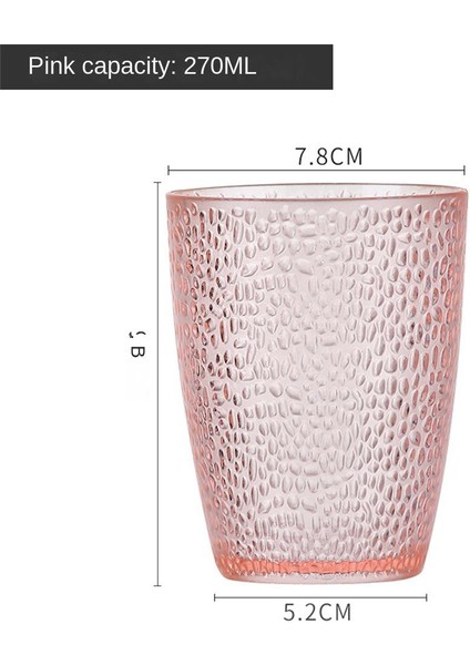 Amber Akrilik Bardak Yaratıcı Şeffaf Su Bardağı Renkli Bira Bardağı Bira Içme Bardağı Mutfak Aksesuarları Damla Dayanıklı Çay Bardağı Drinkware (Yurt Dışından)