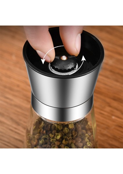 Paslanmaz CAP-170ML Paslanmaz Çelik Tuz ve Karabiber Değirmeni Öğütücü Baharat Ot Cam Çalkalayıcı Manuel Değirmen Baharat Taşlama Şişe Mutfak Aletleri (Yurt Dışından) fiyatları