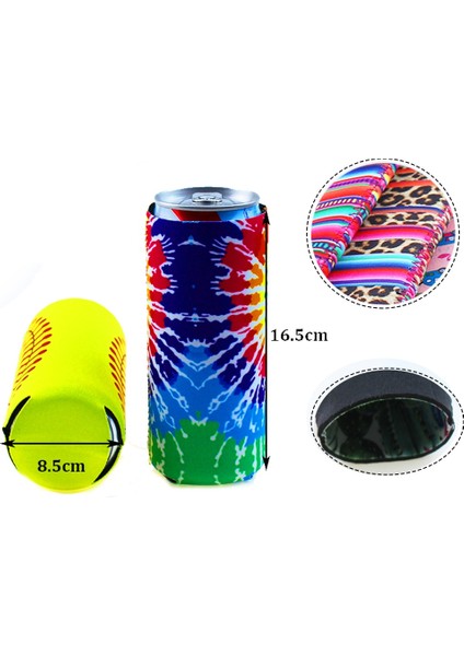 Stil - E 1 Adet 21 Stil 18G 330ML Kola Kapağı Rts Ince Kutu 12OZ Bira Çanta Kamp Gezisi Yürüyüş Aksesuarları Kol Izolatör Wrap (Yurt Dışından)