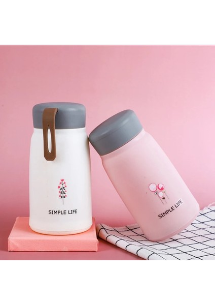 Mavi 360 ml C2 Yeni Seyahat Için Taşınabilir Karikatür Cam Su Bardağı Yaratıcı Kupa Tumbler Kulplu Bardak Su Kapaklı Bardak Soğuk Bardak Öğrenci Hediye (Yurt Dışından)