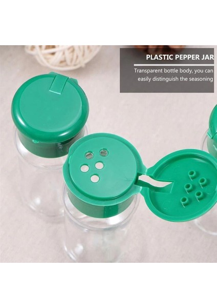 12 Adet Yeşil 6/12/24 Adet Kavanoz Baharat Tuz Biber Çalkalayıcı Plastik Baharat Şişeleri Şişe Konteyner Barbekü Çeşni Mutfak Gadget Aracı 100 ml (Yurt Dışından) fırsatları