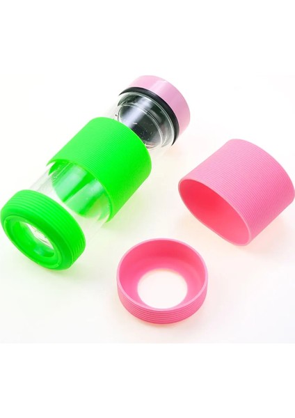 Beyaz Silikon Dünya 2 Adet/takım 6.5 cm Silikon Bardak Kapağı Çizgili Isı Yalıtımlı Cam Bardak Kol 65 mm Silikon Bardak Alt Kapak (Yurt Dışından) fırsatları