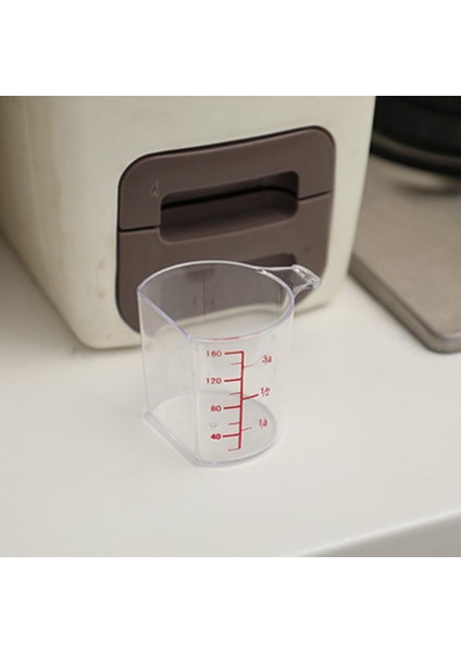 Şeffaf 180ML Pirinç Ölçüm Kabı Hassas Pirinç Ölçüm Kabı Saplı Kolay Depolama Kompakt Tasarım Pişirme Için Doğru 180ML (Yurt Dışından) indirimleri