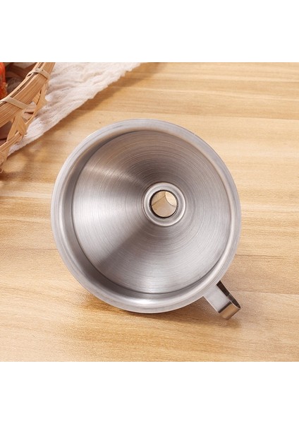 5.7 cm Paslanmaz Çelik Huni Mutfak Yağı Sıvı Huni Metal Huni Ayrılabilir Filtre ile Konserve Mutfak Aletleri Için Geniş Ağızlı Huni (Yurt Dışından) fırsatları