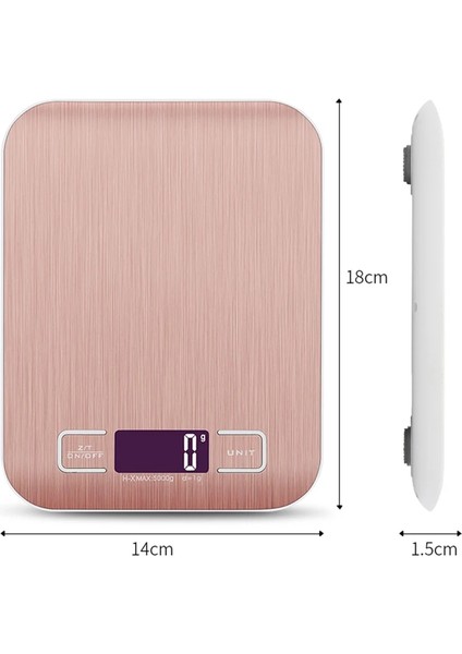 Pembe 5kg 5/10KG Dijital Ölçeği Elektronik USB Şarj Mutfak Terazisi LCD Ekran 1g/0.1oz Hassas Gıda Ölçeği Pişirme Pişirme Ölçme Aracı (Yurt Dışından) fırsatları