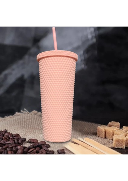 Açık Yeşil Pipetli Bardak 20 Oz Çivili Su Şişesi Bardak Sızdırmaz Içme Şişesi Kamp Yürüyüş Için Yeniden Kullanılabilir Damlatmaz Bardak Su Şişesi (Yurt Dışından)
