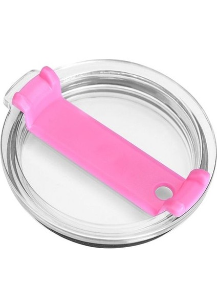 Pembe 40OZ Sızdırmazlık Şişe Kapağı Sıçrama Dökülmeye Dayanıklı Düz Plastik Kapaklar Tumbler Bardak Çok Renkli Şişe Aksesuarları (Yurt Dışından)