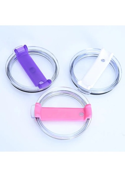 Pembe 40OZ Sızdırmazlık Şişe Kapağı Sıçrama Dökülmeye Dayanıklı Düz Plastik Kapaklar Tumbler Bardak Çok Renkli Şişe Aksesuarları (Yurt Dışından) fiyatları