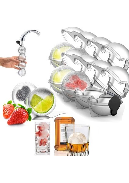 Buz Topu Kalıbı 3.5l Büyük Kapasiteli Soğuk Su Sürahi Soğuk Su Isıtıcısı Buzdolabında Musluklu Buzlu Içecek Dispenseri Buzdolabı ve Tıkaç (Yurt Dışından)