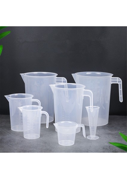 500ML 100/250/500/1000/2000/3500/5000ML Premium Şeffaf Plastik Ölçüm Kabı W/ölçekli Mutfak Aracı Süt Çay Sıvı Kabı Ölçüm Kabı (Yurt Dışından) fırsatları