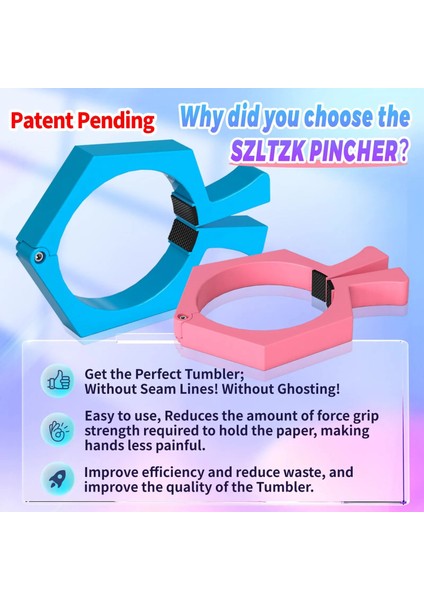 Pembe Süblimasyon Tumbler Tutam, Mükemmel Kelepçe 20 Oz Tumbler Süblimasyon Aracı, Tutam Tumbler Mükemmel Kelepçe Kavrama Aracı (Yurt Dışından) fırsatları