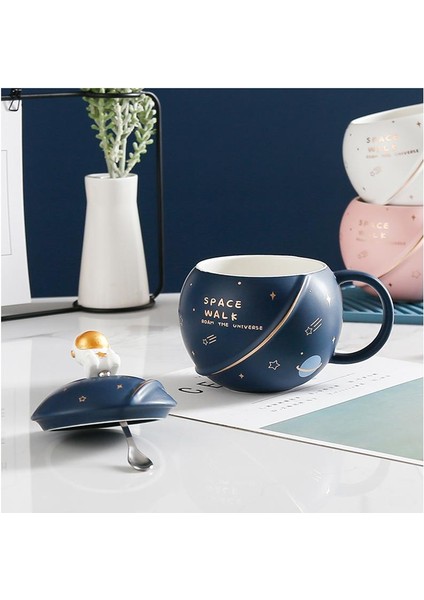 C No Pad 400 ml 400 ml Yaratıcı Sevimli Uzay Güneş Sistemi Seramik Kahve Kupa Çift Cam Karikatür Süt Cam Çocuk Hediye Fincan Noel Hediyesi (Yurt Dışından) fırsatları