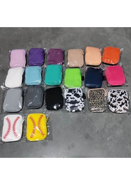 Sarı Softbol Neopren Su Şişesi Kılıfı Stanely Tumbler Için Katı Leopar 20OZ 30OZ 40OZ Kart Anahtar Cep Telefonu Tutucu Şişe Çantası Için Kupalar Bardaklar (Yurt Dışından)