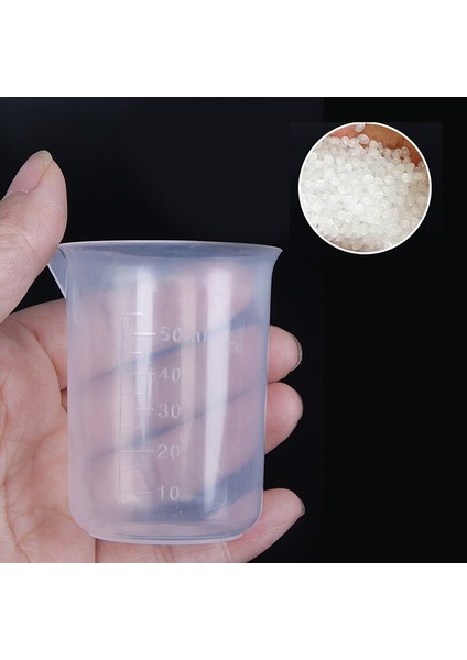 50ML G741 50ML Ölçme Kabı Kalınlaşmış Plastik Ucu Ağız Pişirme Mutfak Terazisi Ölçme Kabı Şeffaf Çift Taraflı Tartı Laboratuvar Fincan (Yurt Dışından)
