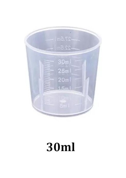 Turuncu Plastik Ölçüm Kabı Hafif Dayanıklı Pişirme Kabı 20ML 30ML 50ML 250ML 500ML 1000ML Taşınabilir Ölçüm Kabı Terazi Araçları (Yurt Dışından)