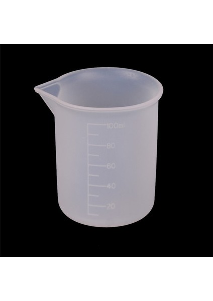 1 Adet 7cm 1/2 Adet 100ML Şeffaf Ölçüm Kabı Ev Mutfak Pişirme Aracı Maatbeker Vloeistoffen Silikon Reçine Tutkal Araçları (Yurt Dışından)
