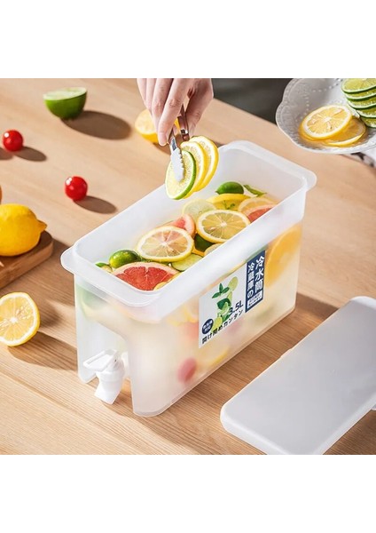 Su Musluğu Soğuk Su Isıtıcısı 3.5/5l Musluk Suyu Sürahisi Limonata Kabı Buzdolabı Için Içecek Dispenseri Içecek Dispenseri Su Kovası (Yurt Dışından) modelleri