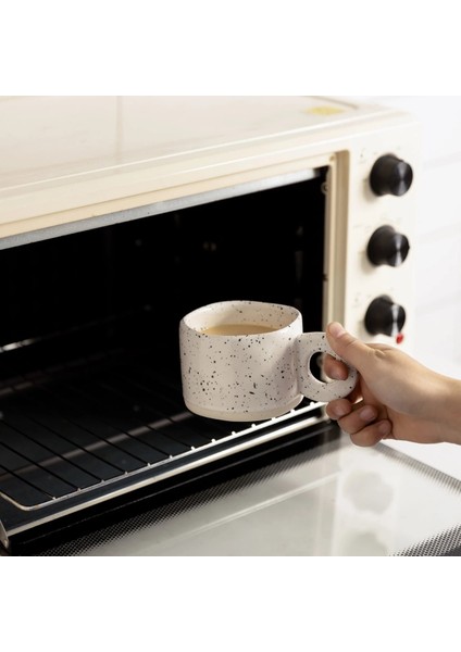 Sarı Yaklaşık 280 ml Yaratıcı Halka Kolu Seramik Kupa Şeker Renk Süt Kahve Fincanı Ofis Ev Drinkware Mikrodalga Fırın Çift Tutma Bardaklar Eğlenceli Kupalar (Yurt Dışından) fırsatları