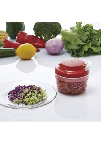Kırmızı Çok Fonksiyonlu Manuel Gıda Parçalayıcı Et Makinesi Kırıcı Blender Ev Sebze Doğrama Parçalayıcı Sarımsak Kesici Et Blender (Yurt Dışından)