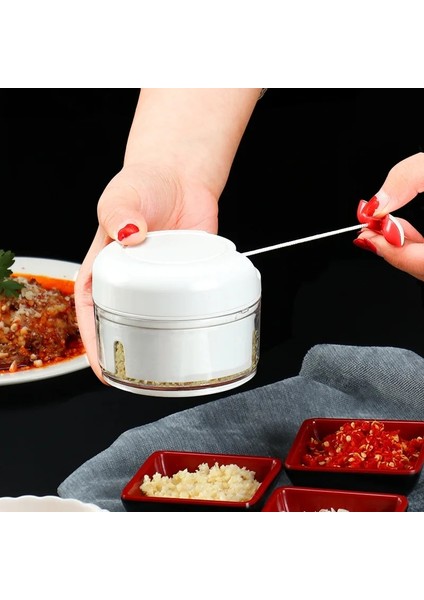 Kırmızı Çok Fonksiyonlu Manuel Gıda Parçalayıcı Et Makinesi Kırıcı Blender Ev Sebze Doğrama Parçalayıcı Sarımsak Kesici Et Blender (Yurt Dışından) indirimleri