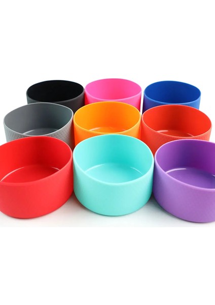 Kırmızı Şarap 12OZ-24OZ Şişe Kapağı Bardak 7.5cm Isı Yalıtımlı Alt Kapak 75MM Kaymaz Kol Bardak Silikon Taban Spor Kupası Kapağı (Yurt Dışından) fiyatları