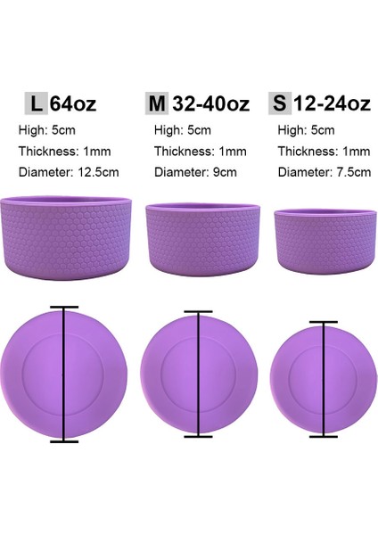 Kırmızı Şarap 12OZ-24OZ Şişe Kapağı Bardak 7.5cm Isı Yalıtımlı Alt Kapak 75MM Kaymaz Kol Bardak Silikon Taban Spor Kupası Kapağı (Yurt Dışından) modelleri