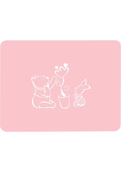 Pembe Ayı Çocuklar Için 30X40CM Servis Altlığı, Silikon Servis Altlığı Bebek, Su Geçirmez Isıya Dayanıklı Kaymaz Mutfak Masası Yemek Minderi, Taşınabilir Temizlemesi Kolay (Yurt Dışından)