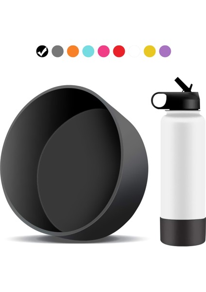 Ordu Yeşil 7.5cm 7.5/9cm Bardak Kapağı Spor Su Şişesi Kapağı Uzay Pot Silikon Kapak Kauçuk Alt Ped 32-40OZ Hidro Şişe Şişesi (Yurt Dışından)