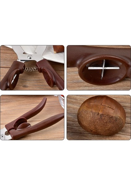 Renkli Kestane Kraker Aracı Kestane Soyucu Makas Somun Kırma Araçları Dayanıklı Kestane Açıcı Kestane Kesici Kestane Pekan (Yurt Dışından) fiyatları