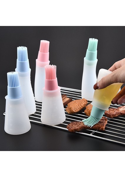 E Silikon Baharat Fırçası Yağ Şişesi Fırçası Barbekü Yağı Fırçası Yüksek Sıcaklık Pişirme Gözleme Fırçası Şişe Mutfak Aksesuarları (Yurt Dışından) fiyatları