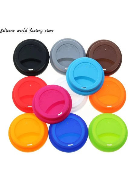 Mavi 9 cm Evrensel Yeniden Kullanılabilir Silikon Kap Kapakları Taze Kapak Silikon Yalıtım Anti-Toz Bardak Kapağı Kahve Kupa Kapakları Bardak Kol (Yurt Dışından) fiyatları