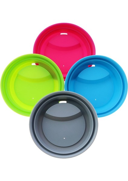 Mavi 9 cm Evrensel Yeniden Kullanılabilir Silikon Kap Kapakları Taze Kapak Silikon Yalıtım Anti-Toz Bardak Kapağı Kahve Kupa Kapakları Bardak Kol (Yurt Dışından) fırsatları
