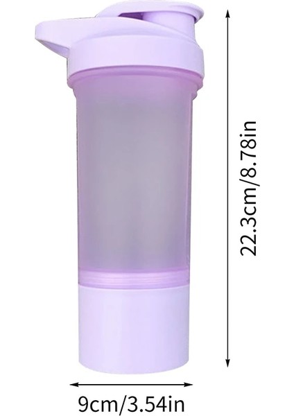 Gri 500 M Içecek Su Şişesi Peynir Altı Suyu Protein Tozu Tel Karıştırıcı Topu Su Şişesi Spor Su Şişesi Sızdırmaz Beslenme Şişesi (Yurt Dışından) fırsatları